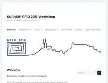 Tablet Screenshot of eurasip-rfid.org